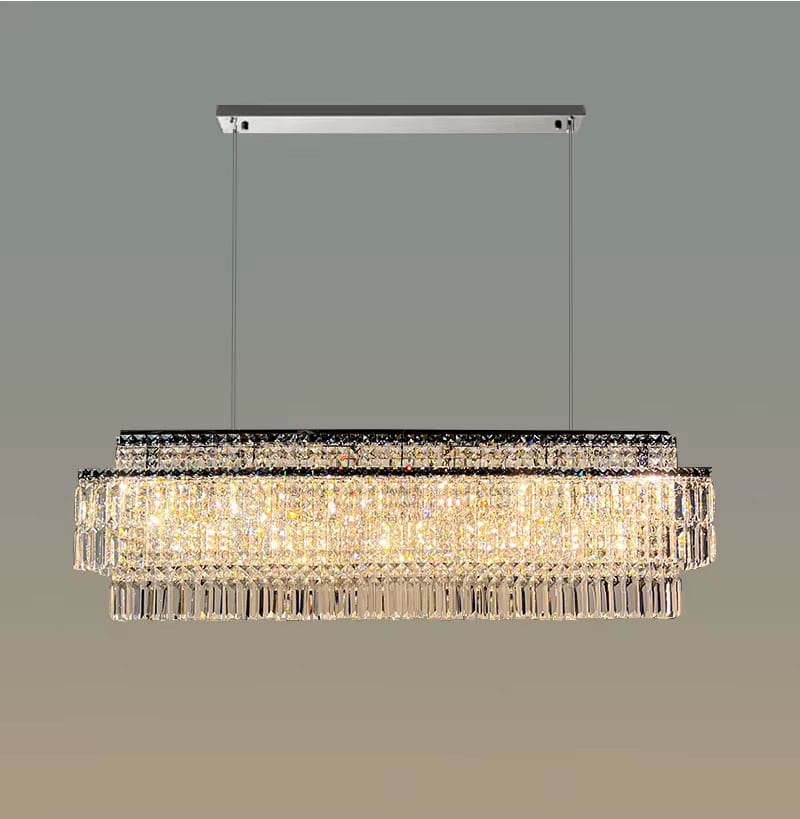 Krystal Rectangular Crystal Chandelier