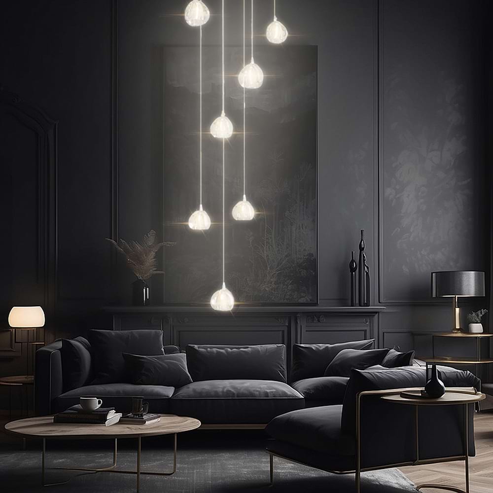 Sage Staircase Chandelier