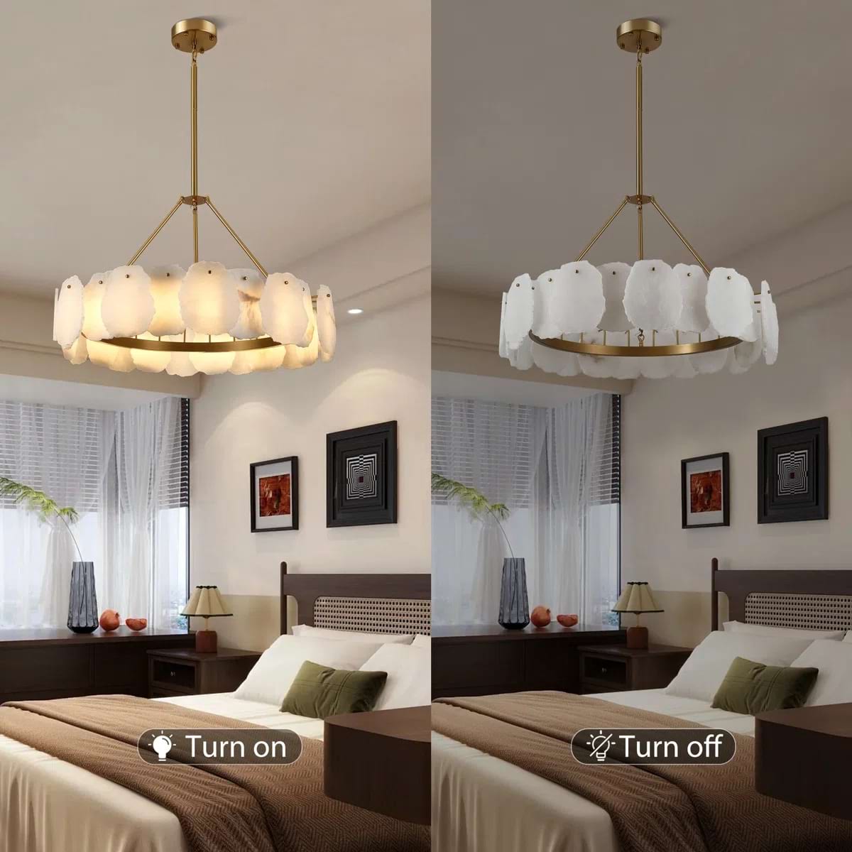 Alba Alabaster Chandelier