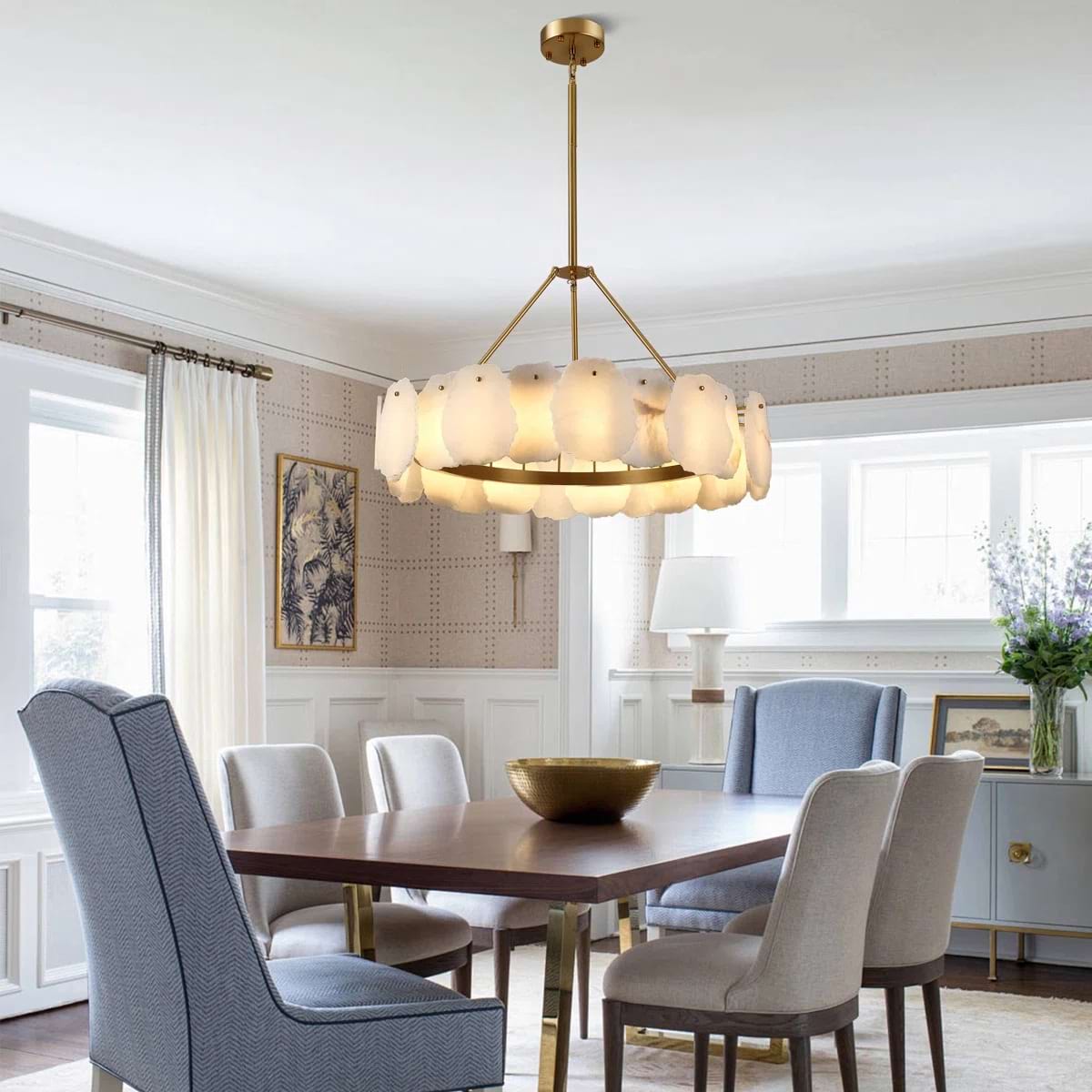 Alba Alabaster Chandelier