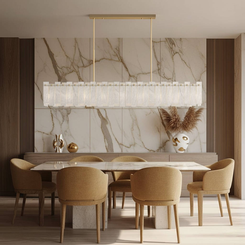 Velina Alabaster Pendant