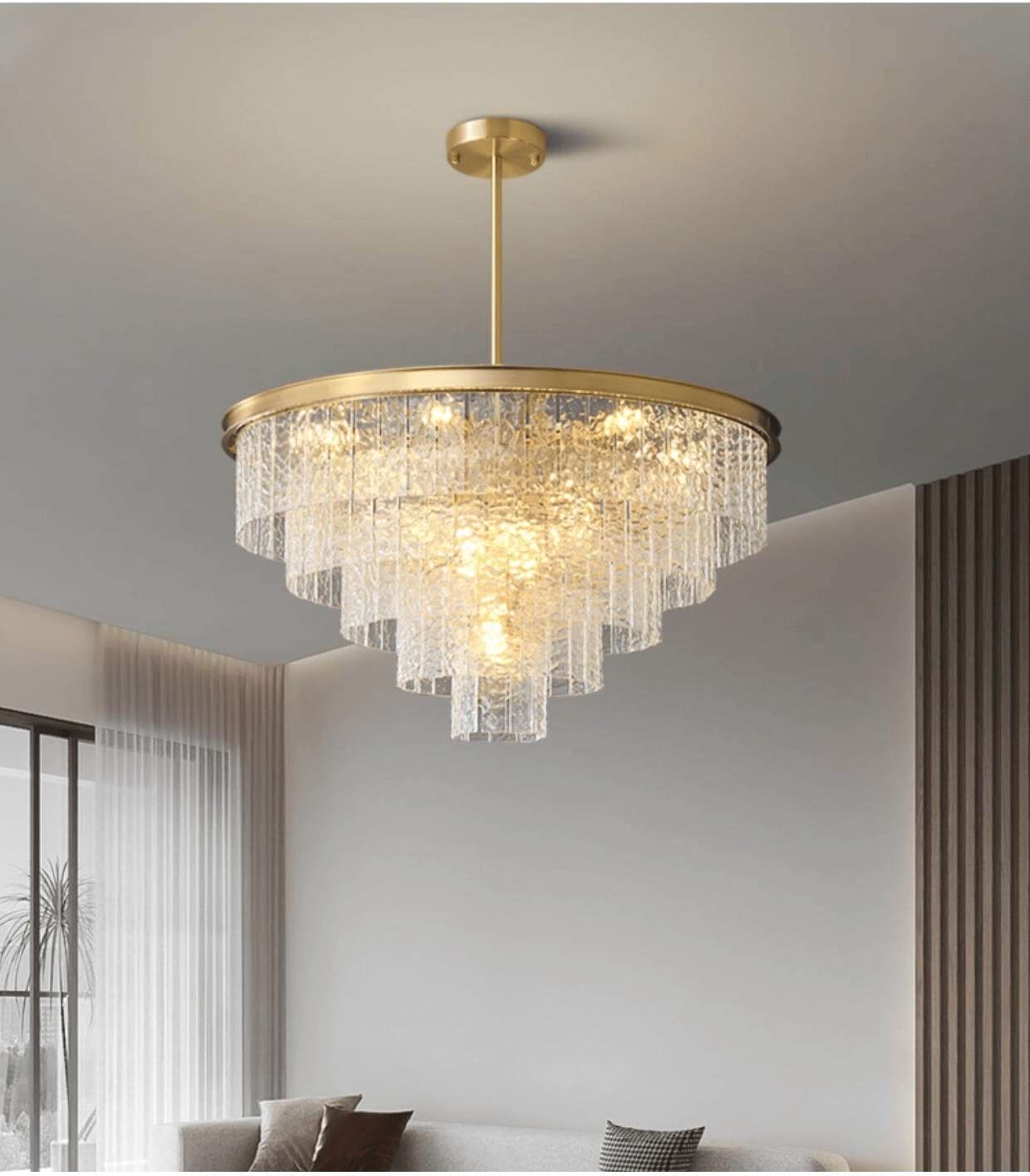 Cascade Crystal Chandelier