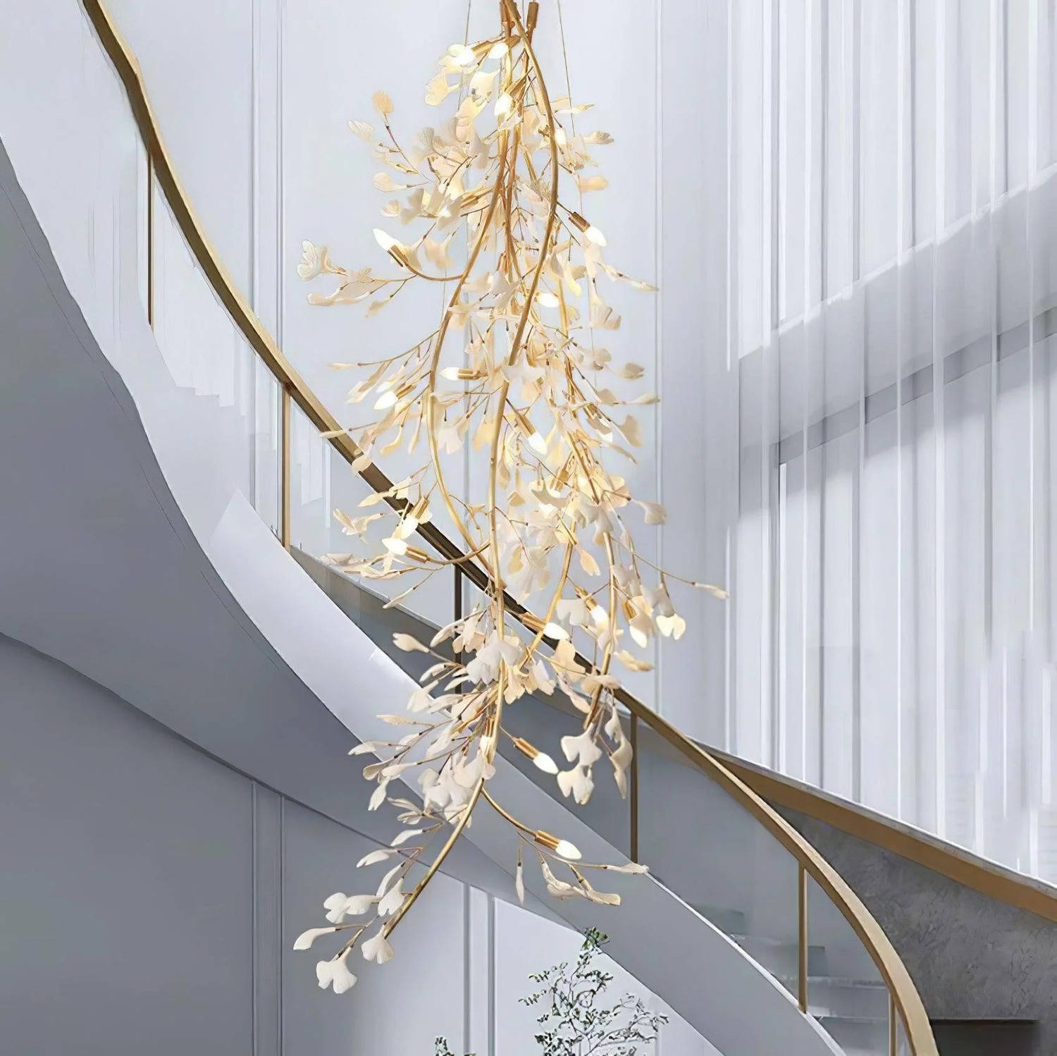 Gingko Long Branch Chandelier Gingko Long Branch Chandelier