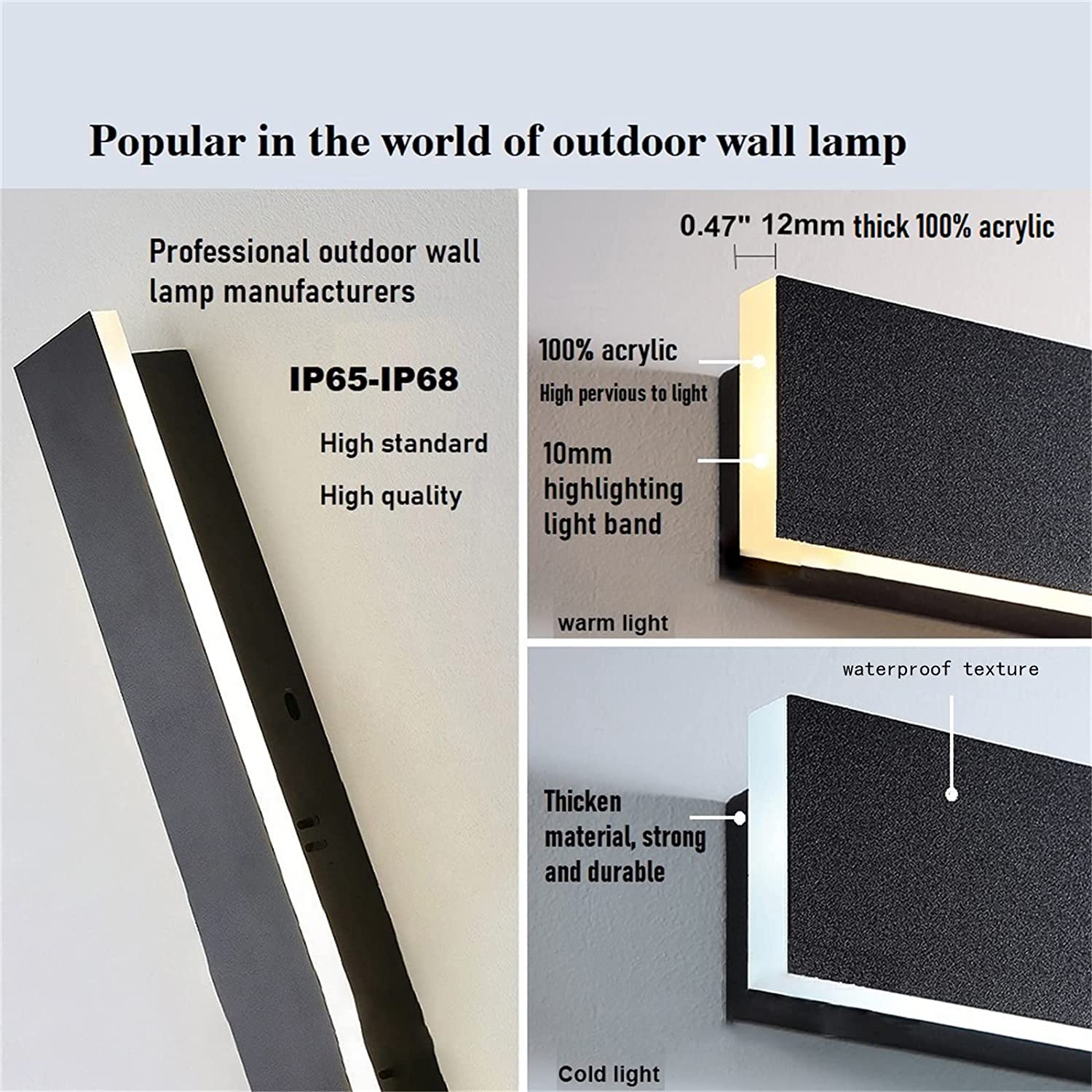 Lewor Haylen II Waterproof Led Wall Light (Clearnace Sale)