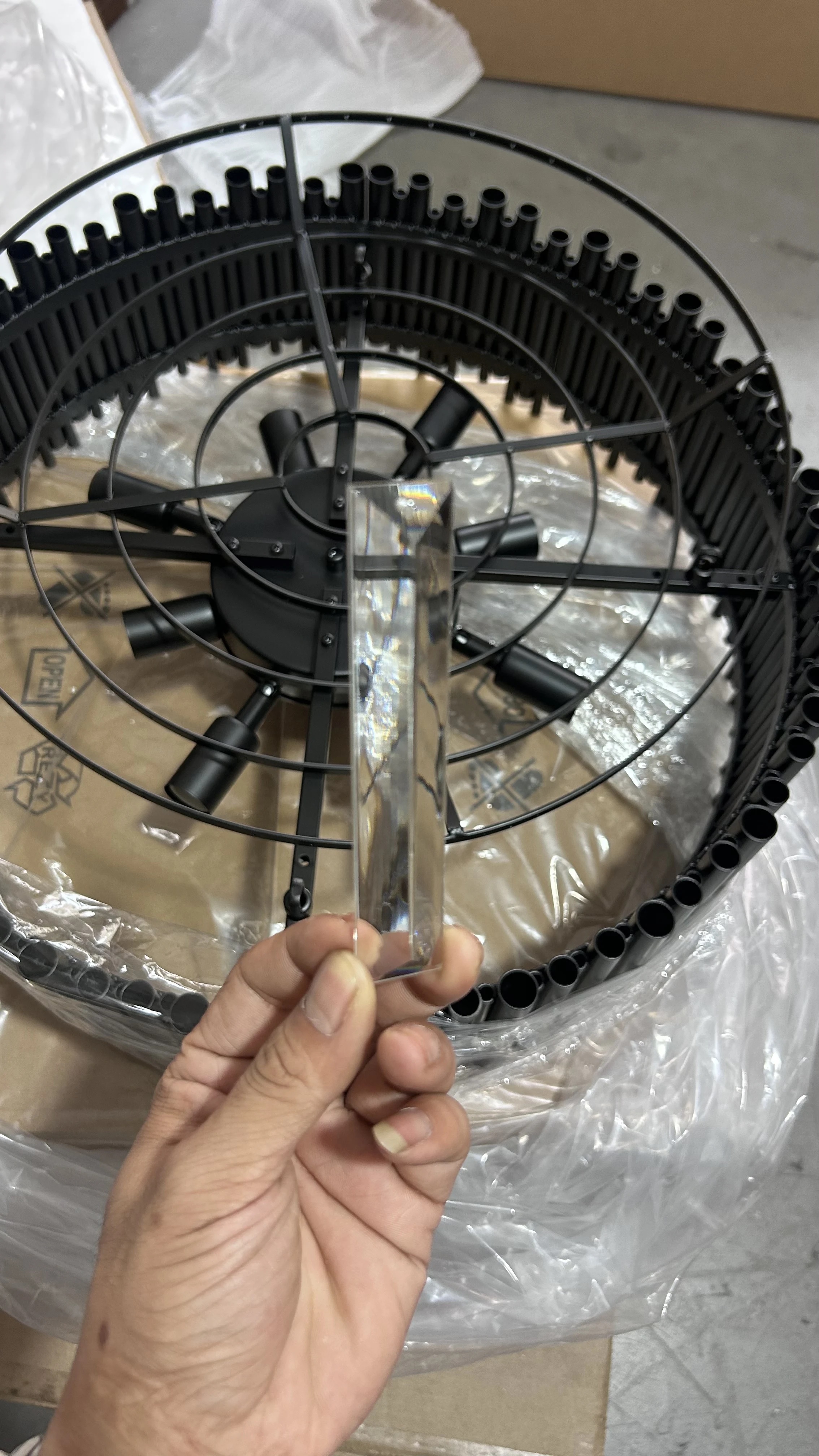 Obsidian Chandelier