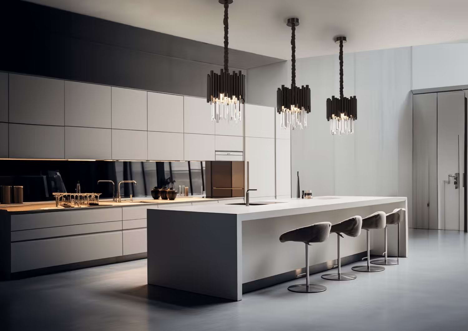 Obsidian Chandelier