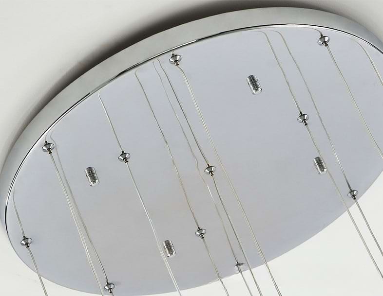 Sage staircase Chandelier