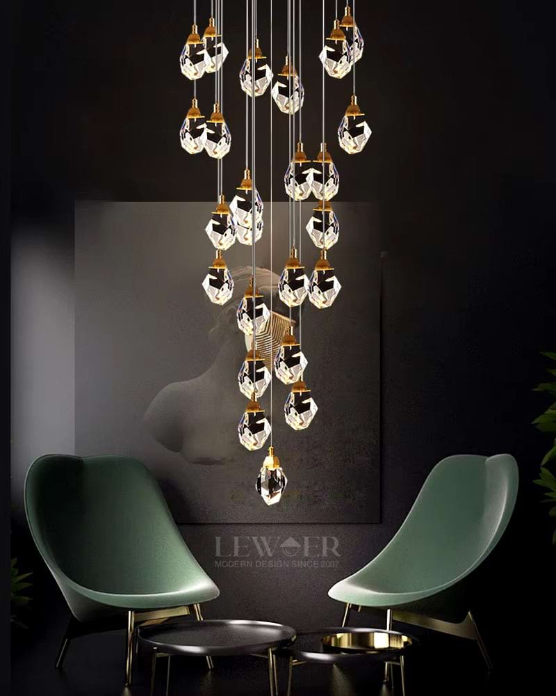 Hailstone Luxury Crystal Chandelier