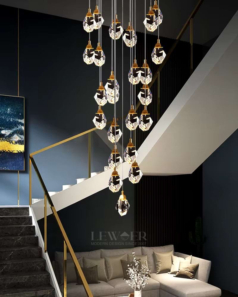 Hailstone Luxury Crystal Chandelier