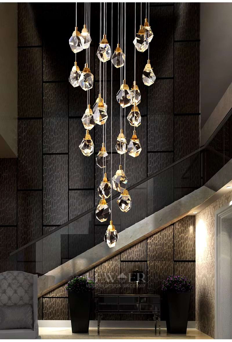 Hailstone Luxury Crystal Chandelier