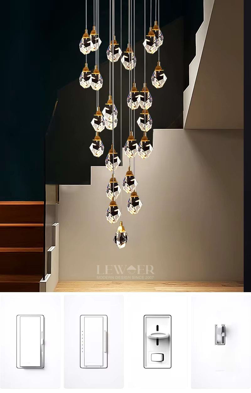 Hailstone Luxury Crystal Chandelier