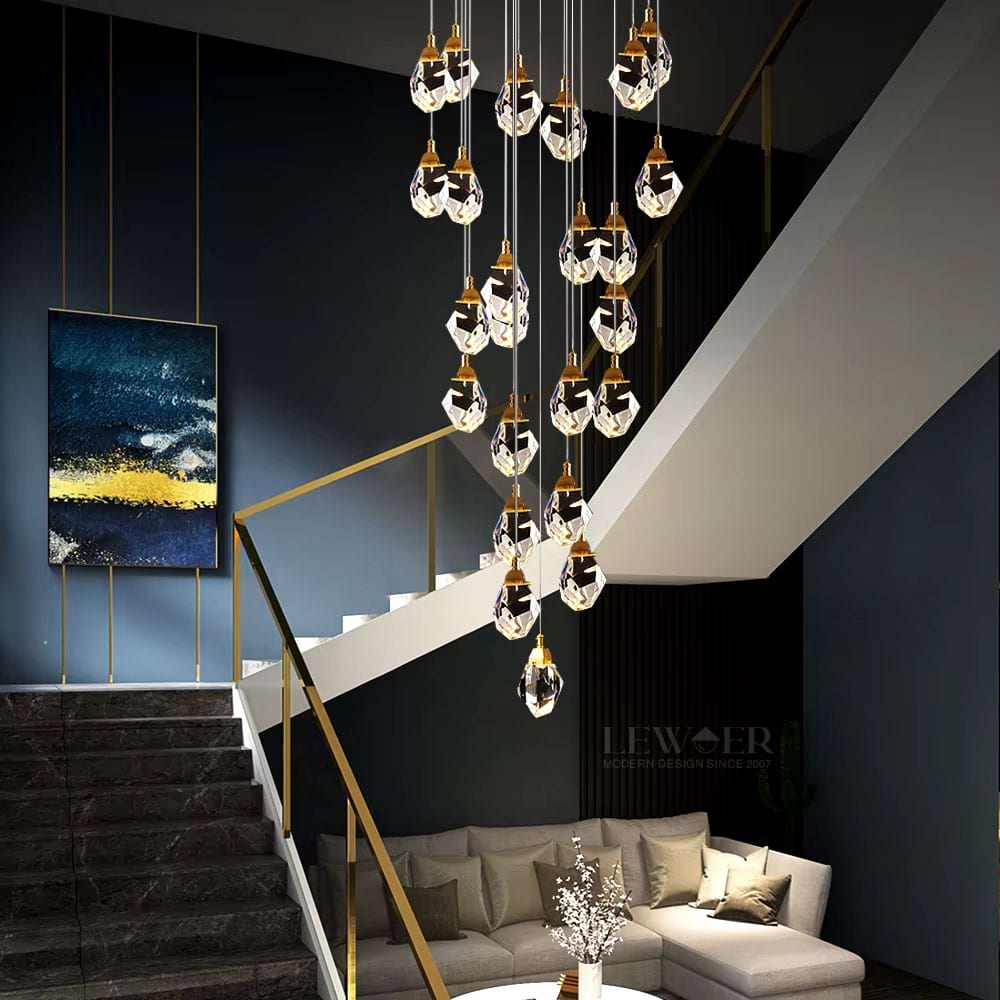 Hailstone Luxury Crystal Chandelier