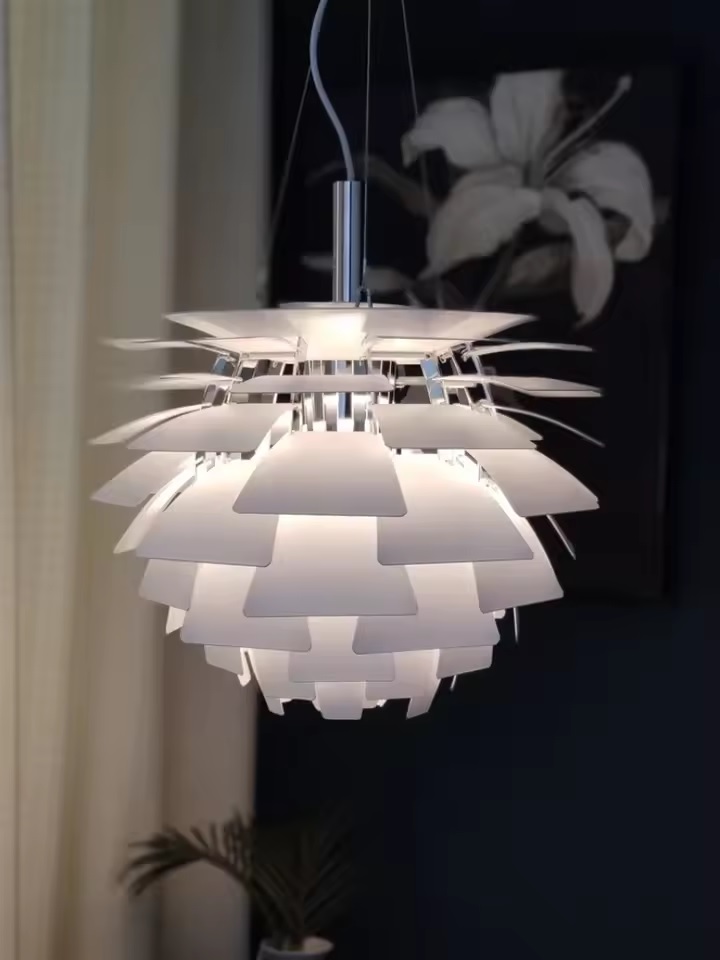 Poul Henningsen Style Artichoke Chandelier