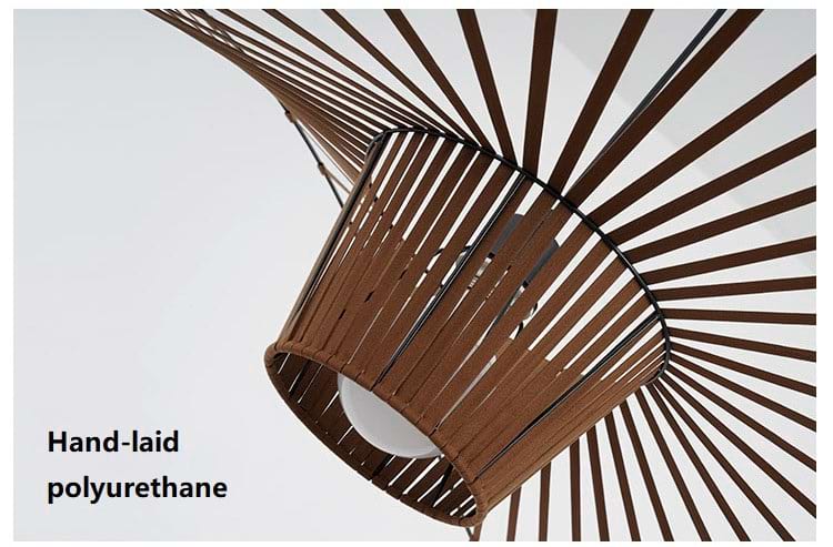 Petite friture style vertigo pendant light
