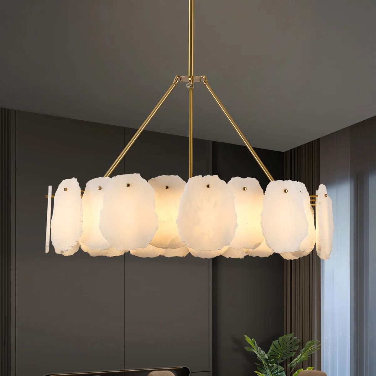 Alba Alabaster Chandelier