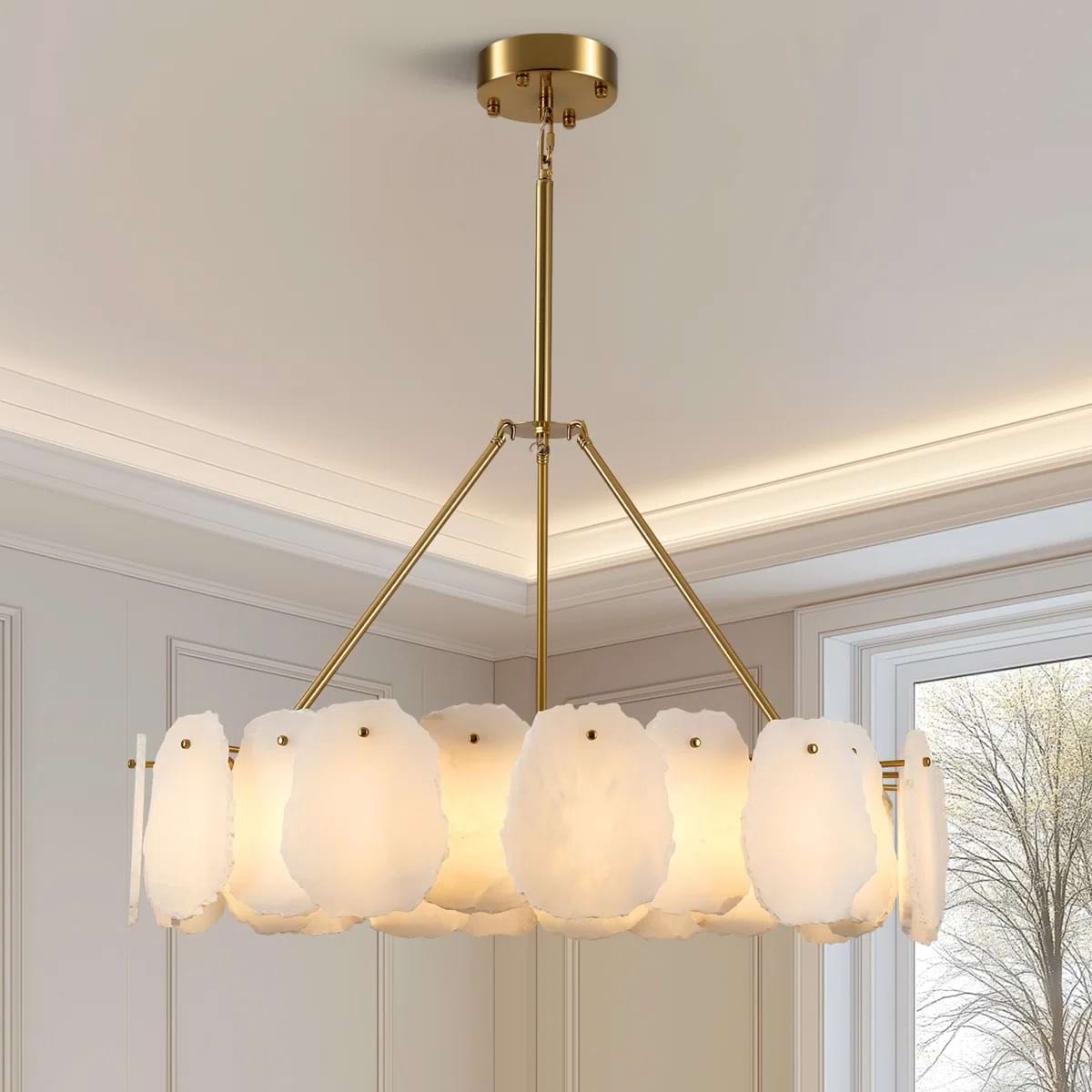 Alba Alabaster Chandelier