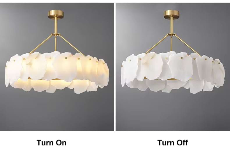 Alba Alabaster Chandelier