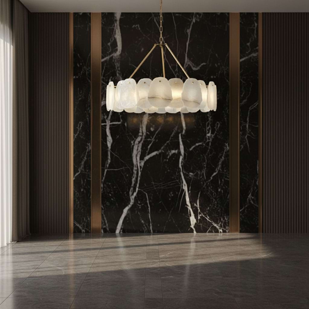 Alba Alabaster Chandelier