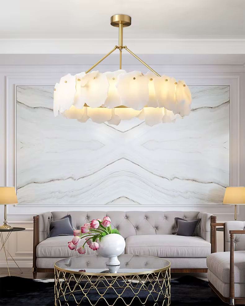 Alba Alabaster Chandelier