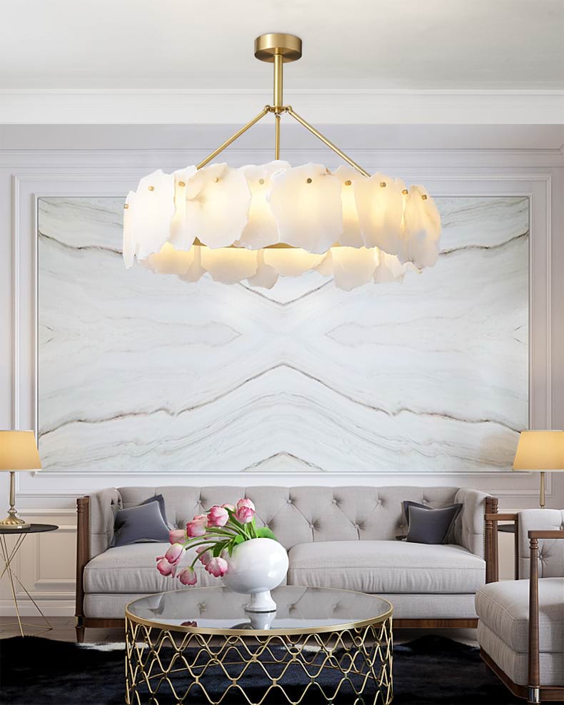 Alba Alabaster Chandelier