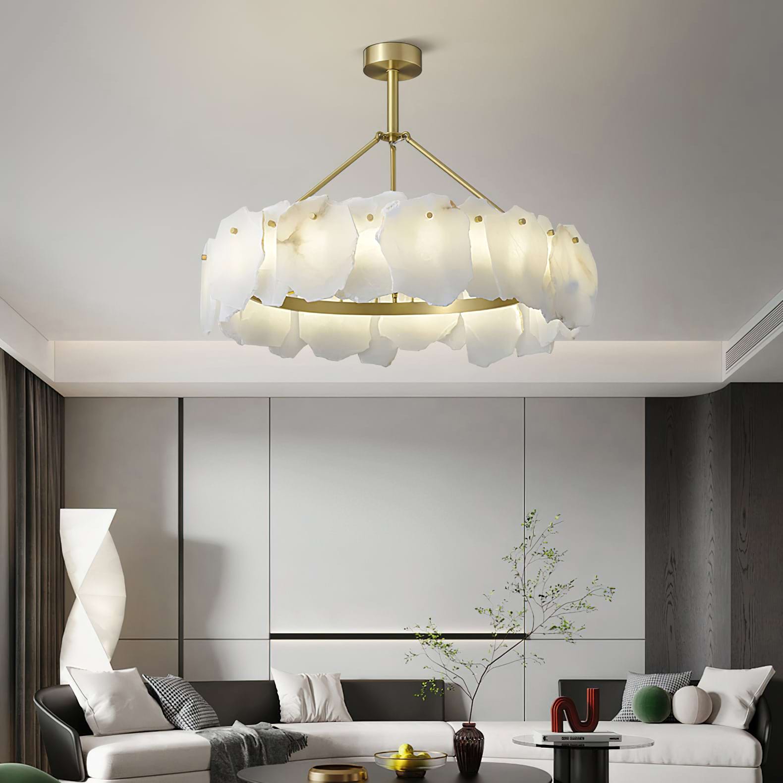 Alba Alabaster Chandelier