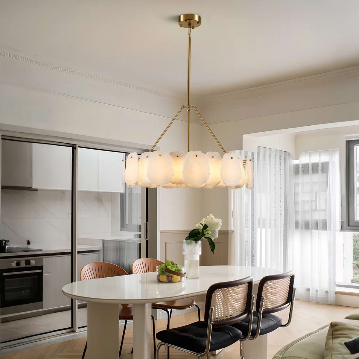 Alba Alabaster Chandelier