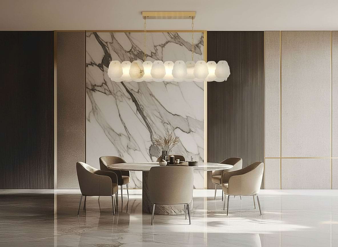 Alba Alabaster Pendant