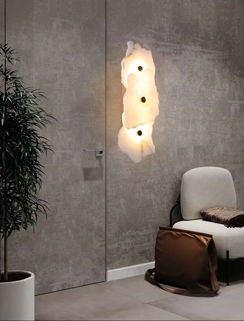 Alba Alabaster Wall Sconce