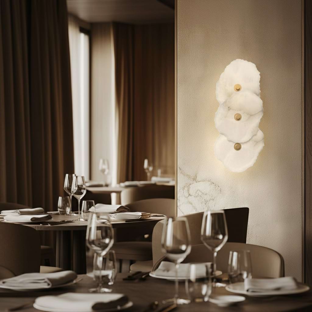 Alba Alabaster Wall Sconce