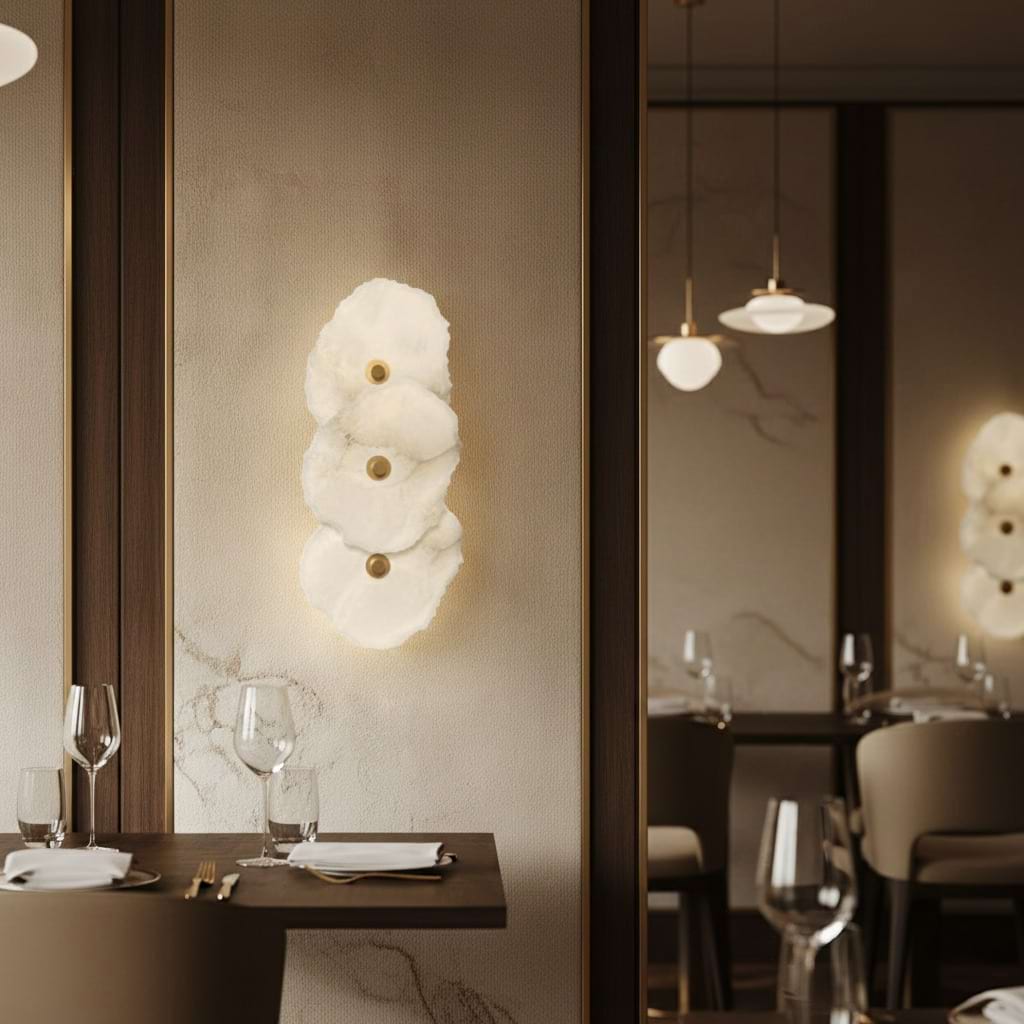 Alba Alabaster Wall Sconce