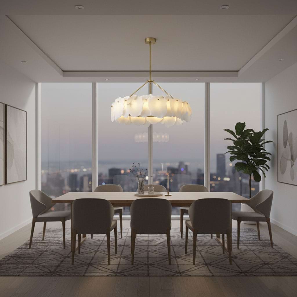 Alba Alabaster Chandelier