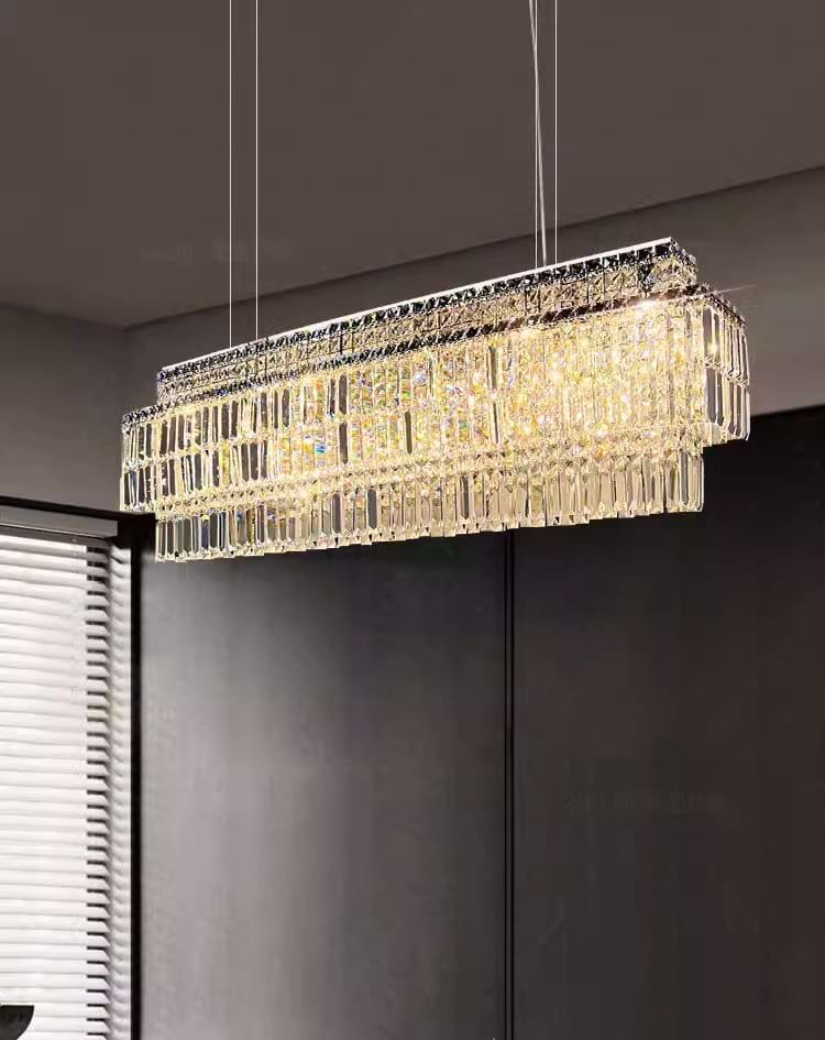 Krystal Rectangular Crystal Chandelier