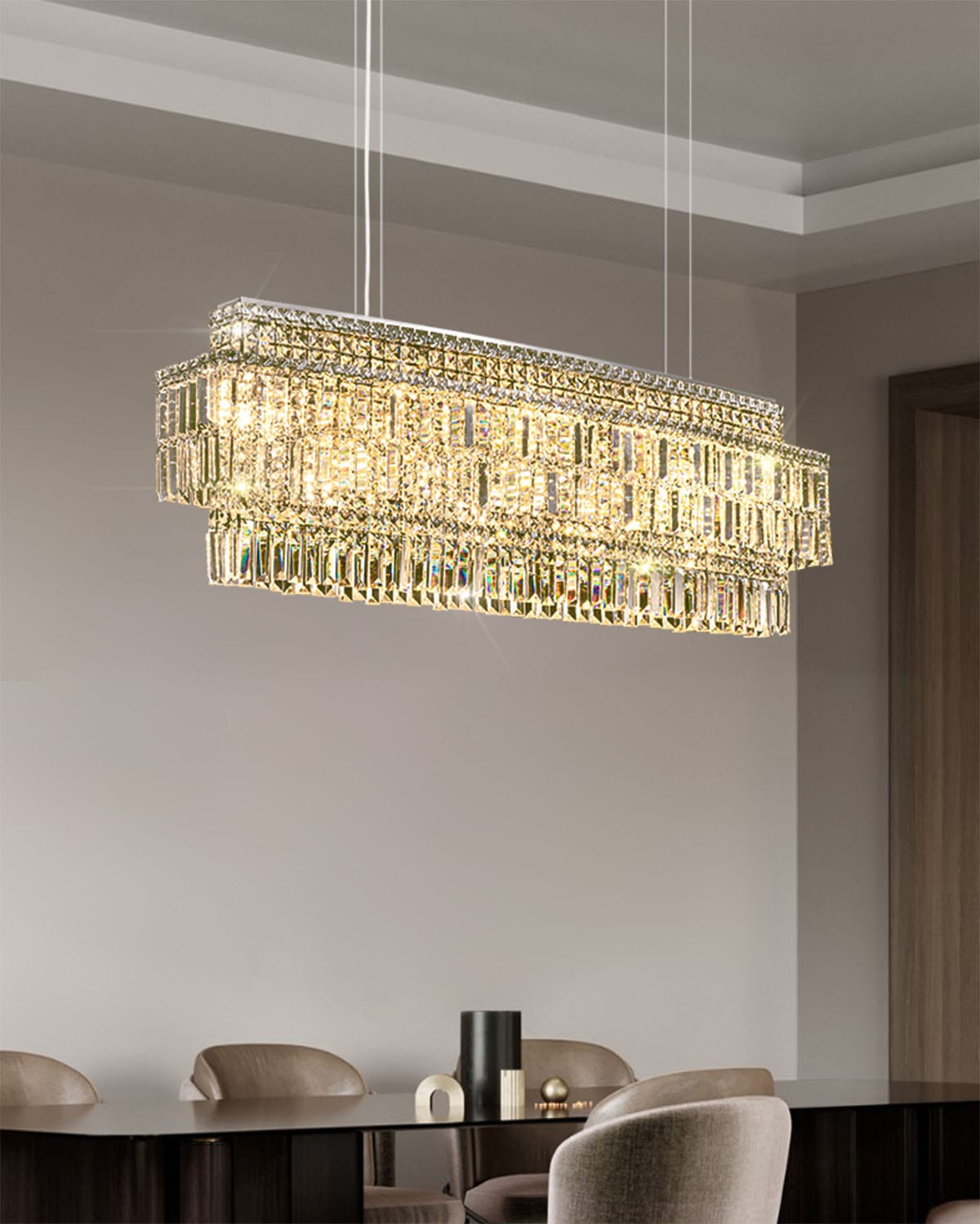 Krystal Rectangular Chandelier