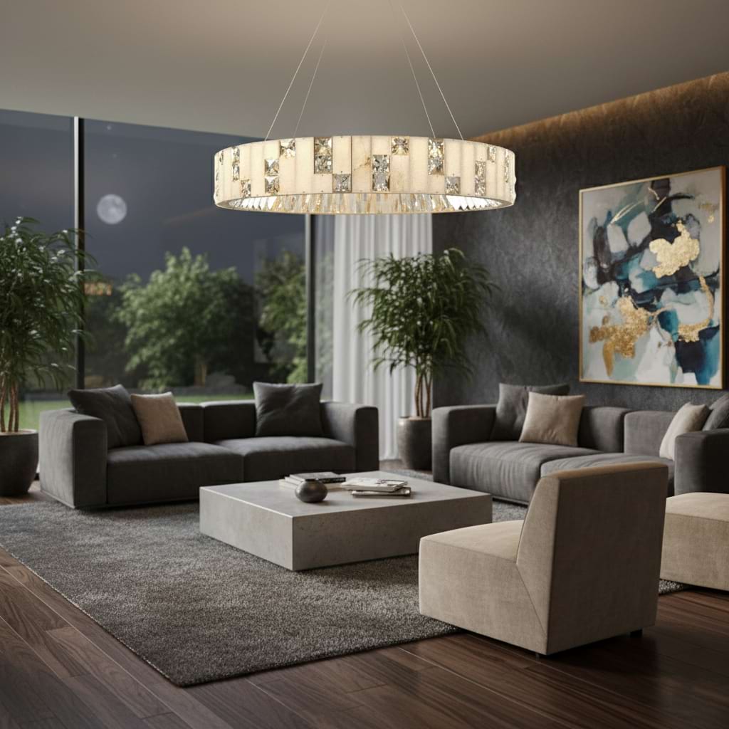 Seraphine Alabaster Chandelier