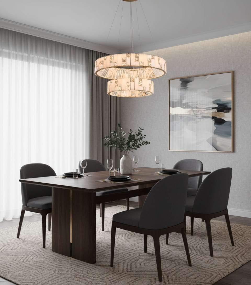 Seraphine Alabaster Chandelier