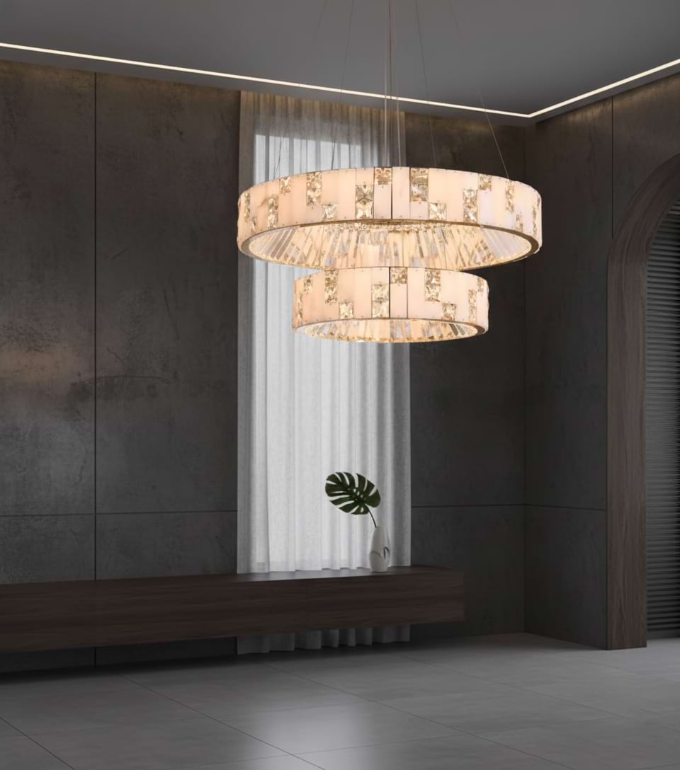 Seraphine Alabaster Chandelier