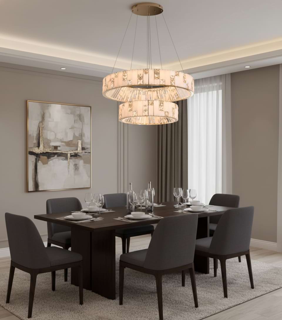 Seraphine Alabaster Chandelier