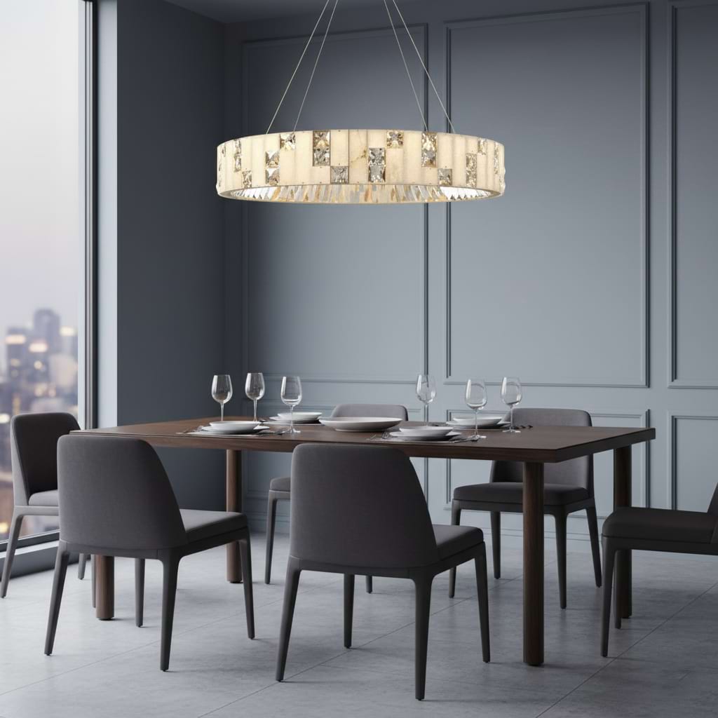 Seraphine Alabaster Chandelier