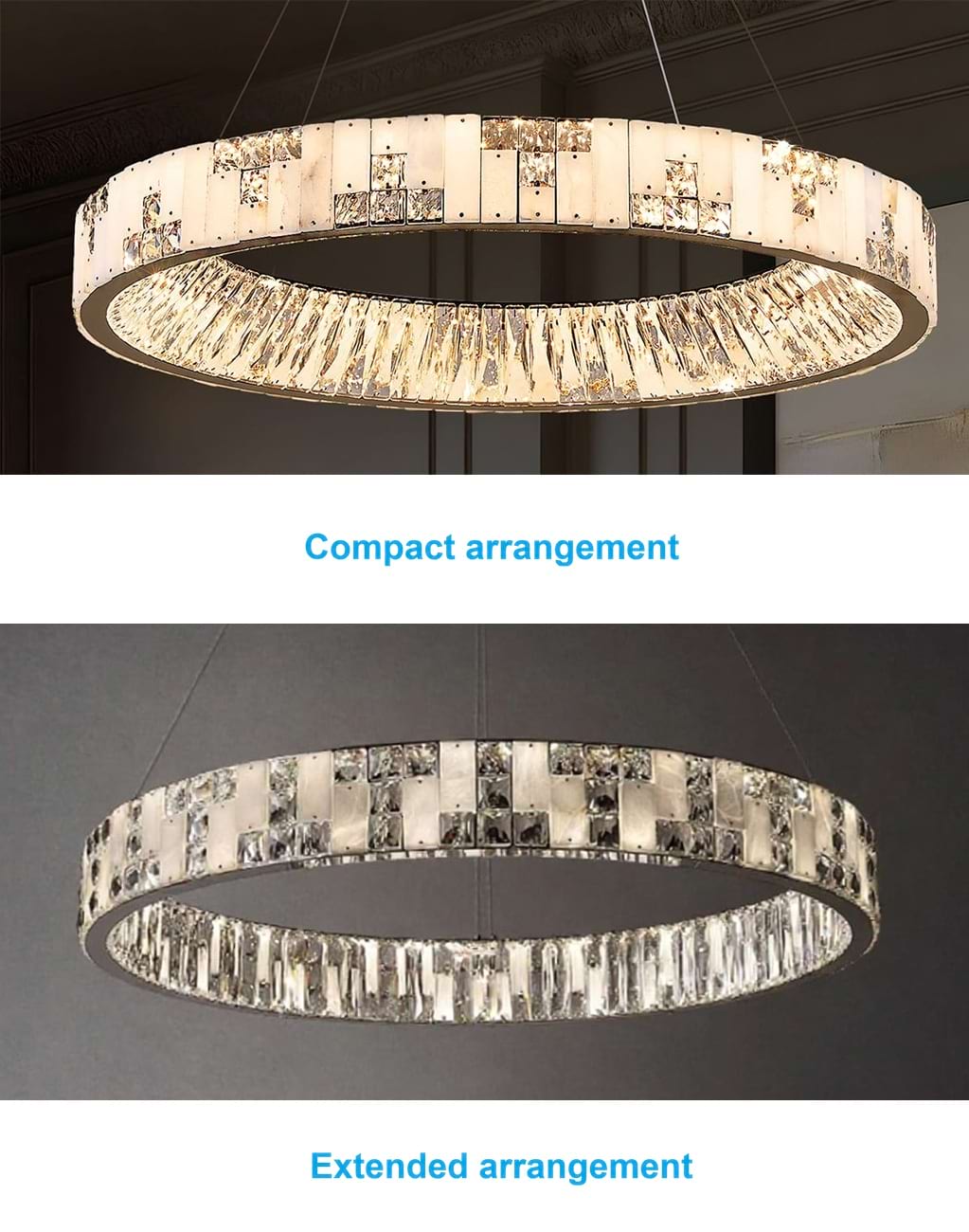 Seraphine Alabaster Chandelier