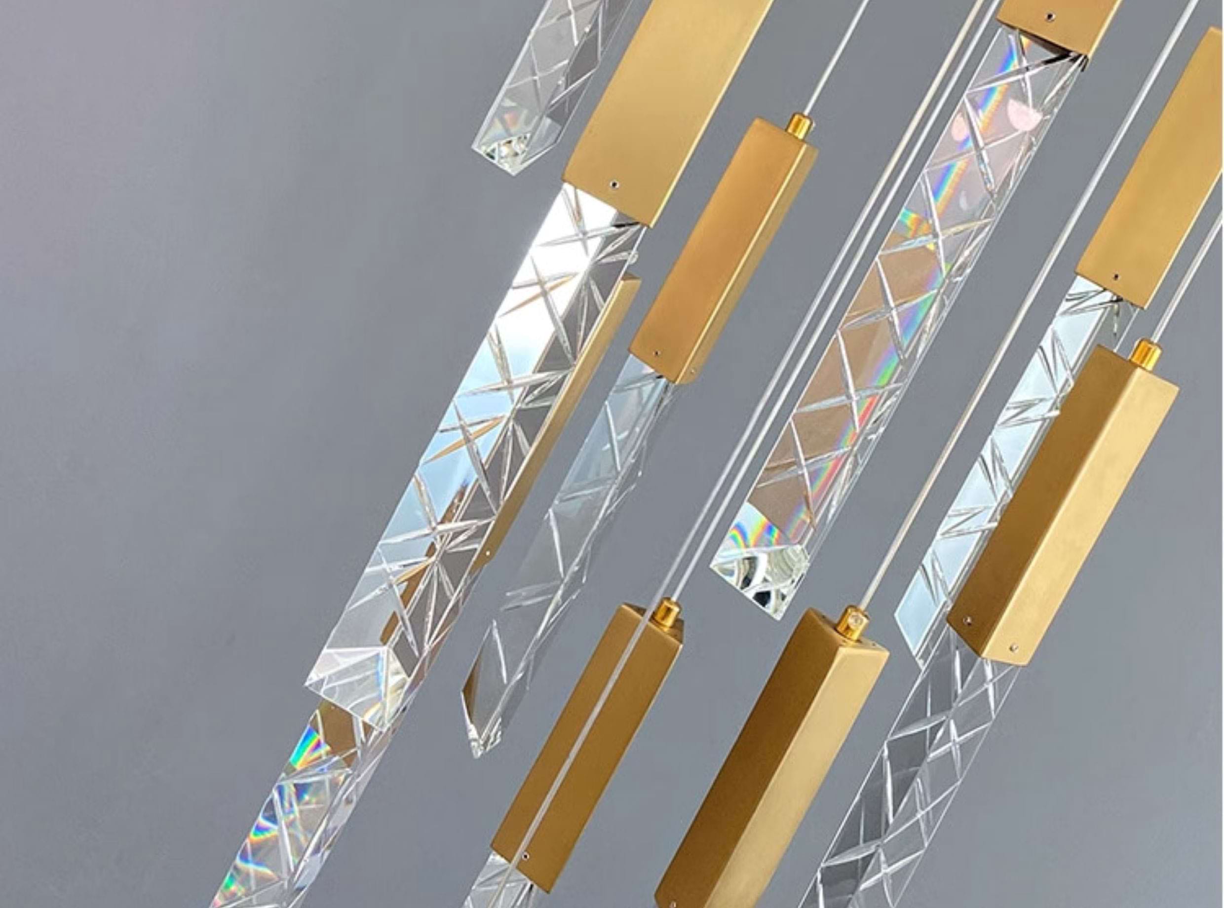 Cosmo Modern Staircase Chandelier