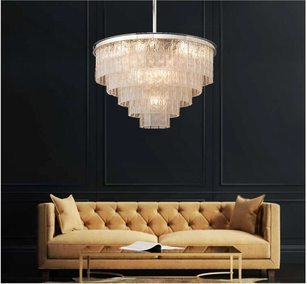 Cascade Crystal Chandelier