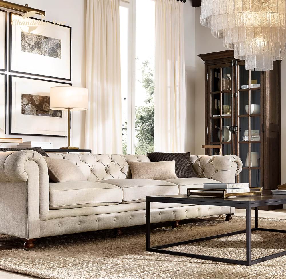 Cascade Crystal Chandelier