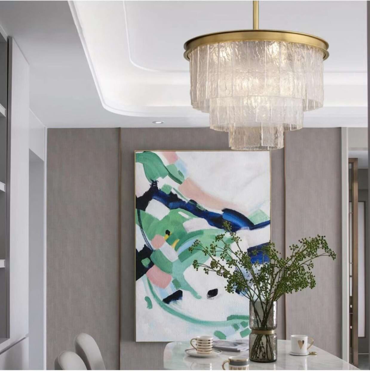 Cascade Crystal Chandelier
