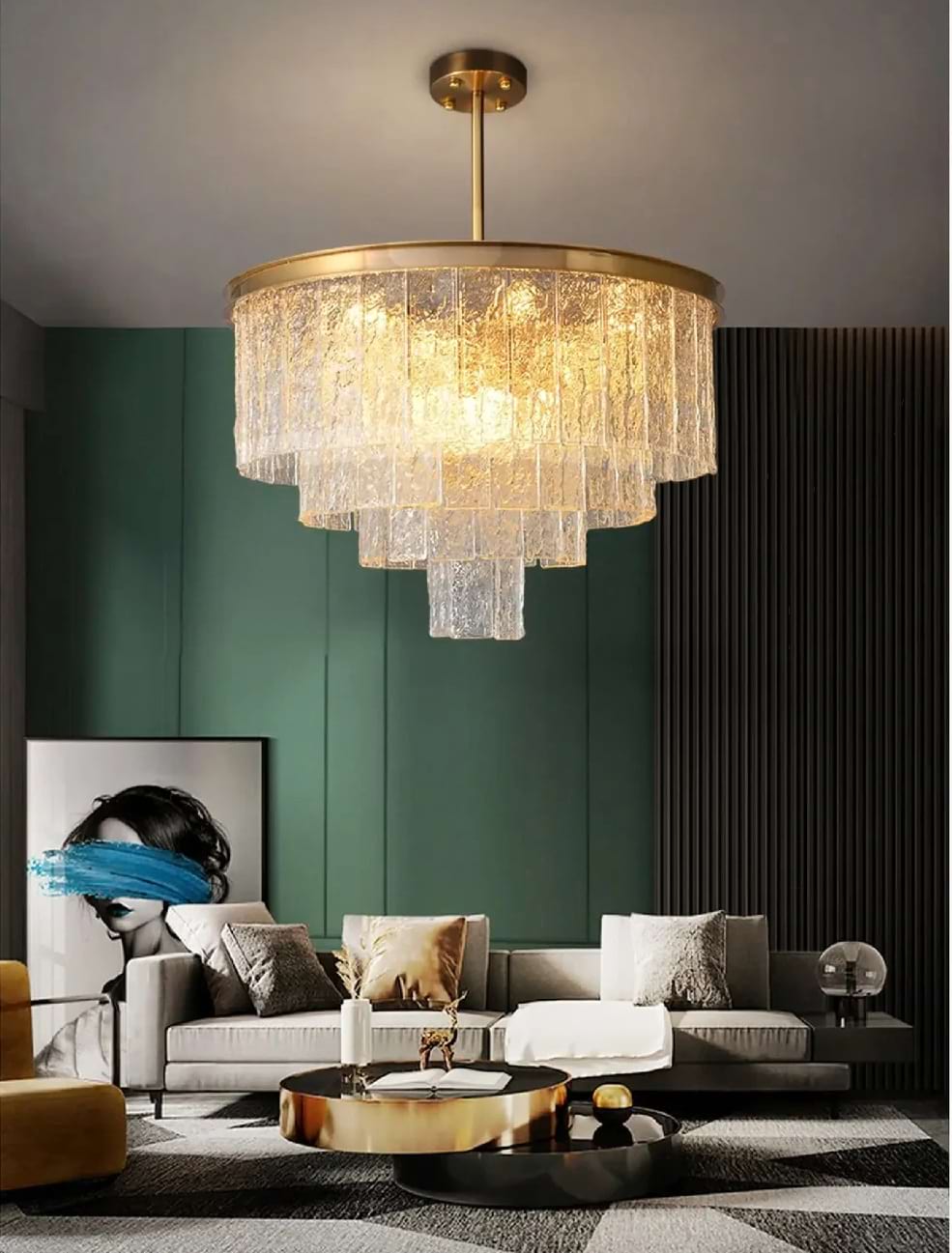 Cascade Crystal Chandelier