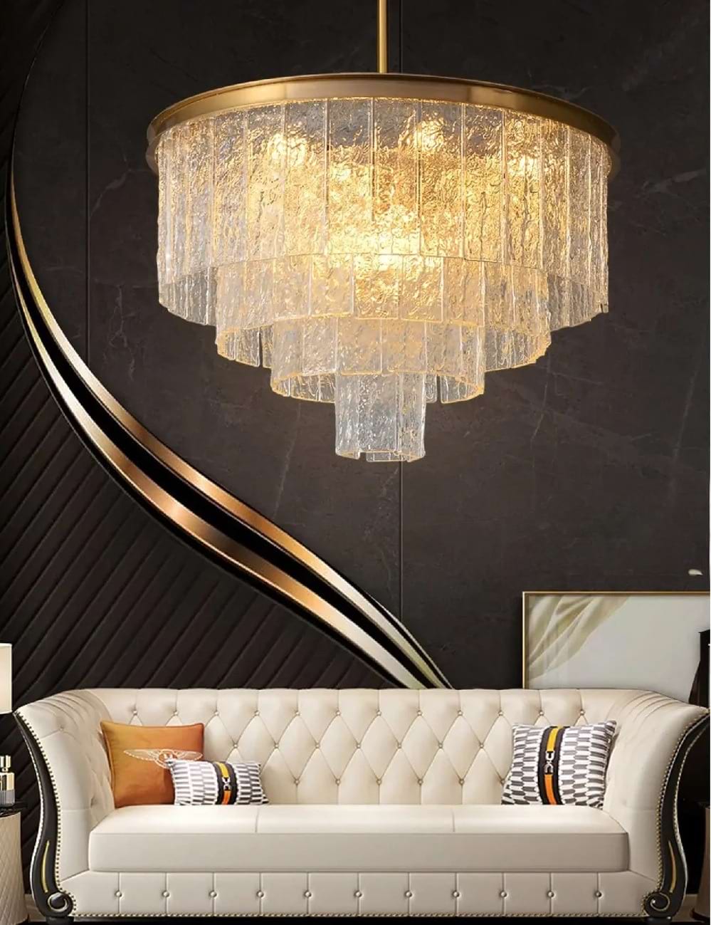 Cascade Crystal Chandelier