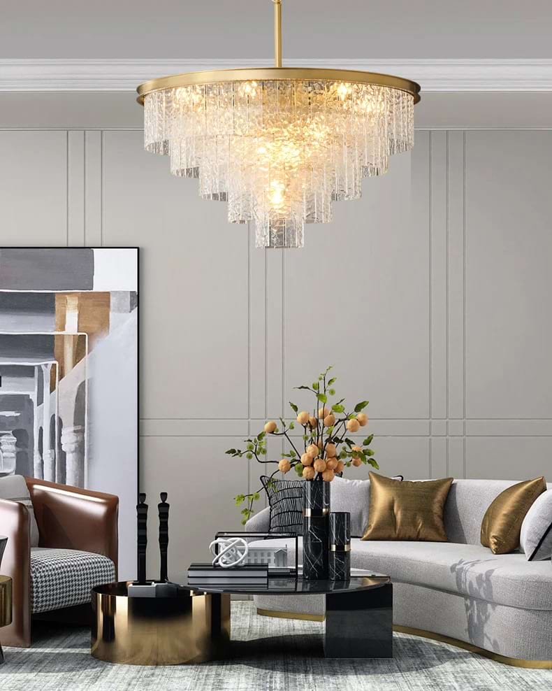 Cascade Crystal Chandelier