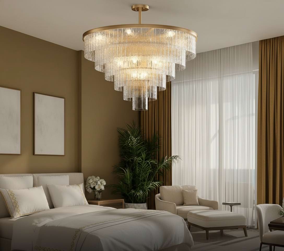 Cascade Crystal Chandelier