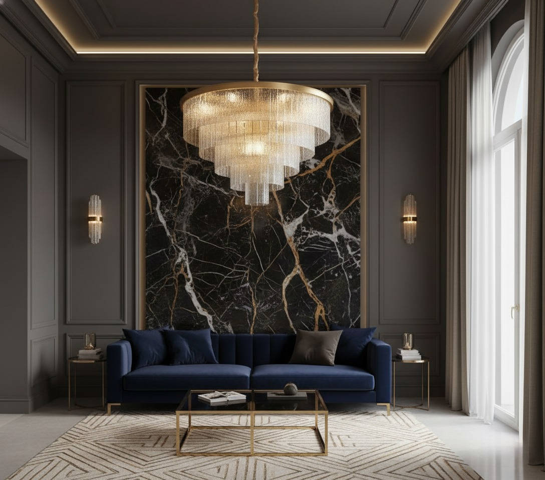 Cascade Crystal Chandelier