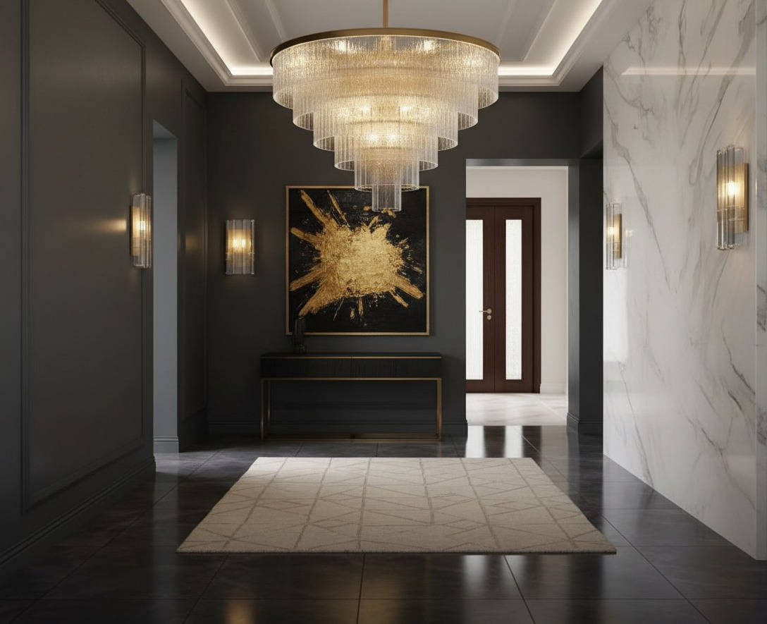 Cascade Crystal Chandelier