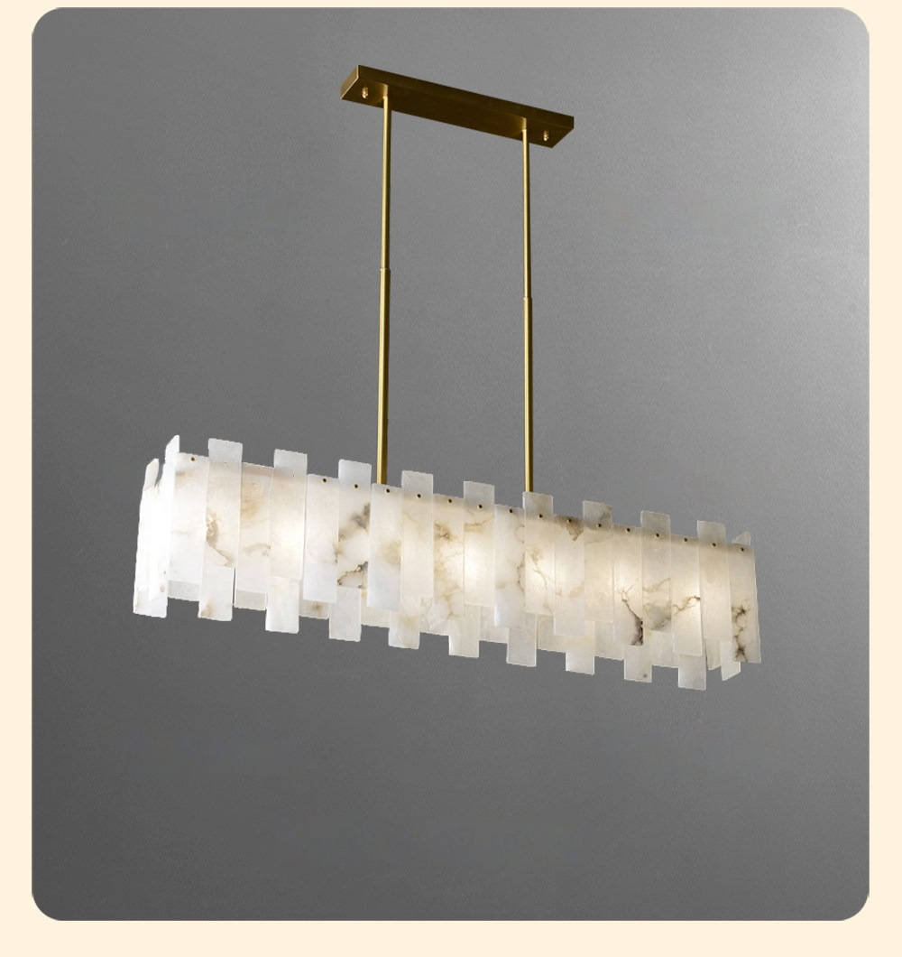 Velina Alabaster Pendant